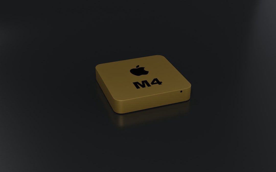 an apple logo is shown on a computer keyboard