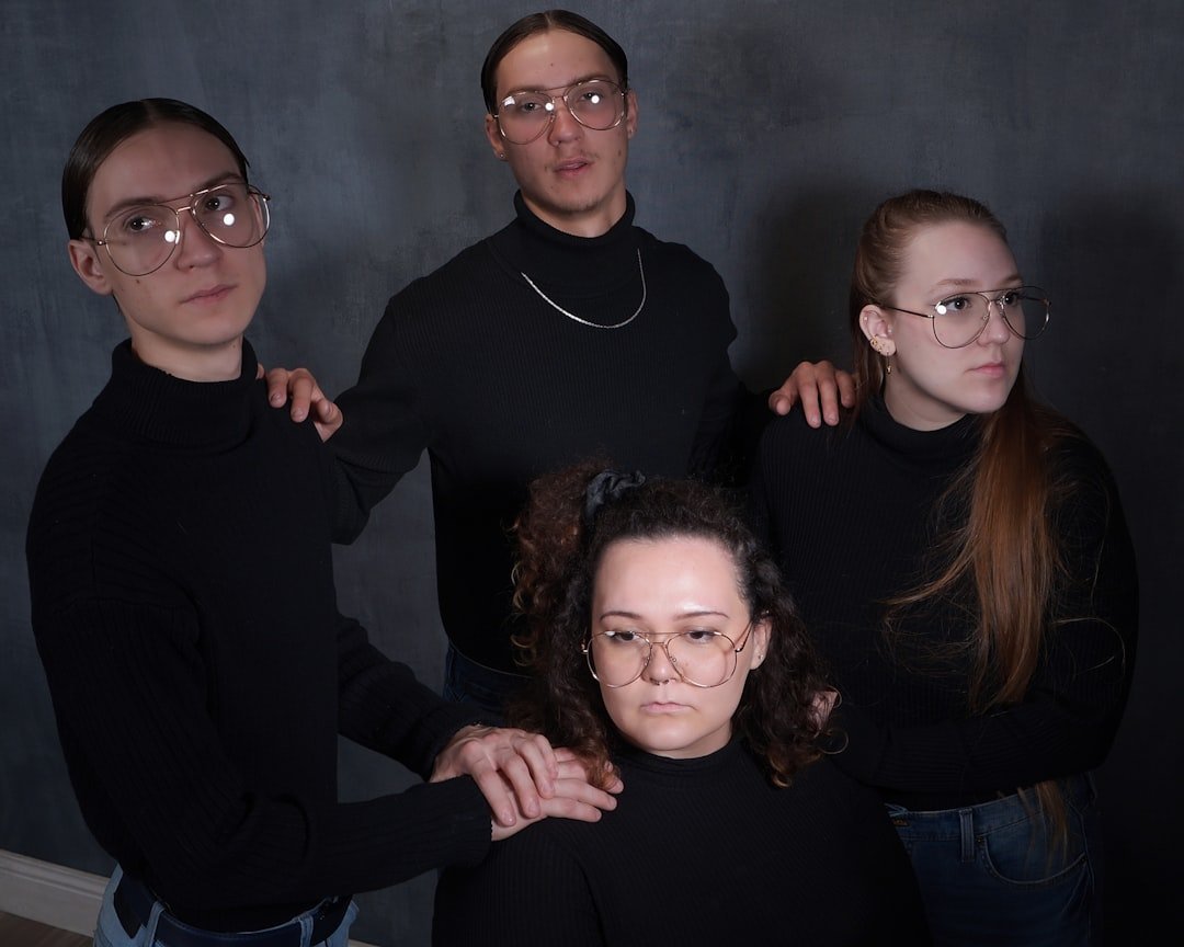 A group of people standing next to each other